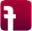 Red Facebook logo